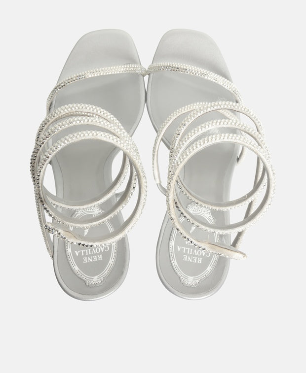 Rene Caovilla Cleo Heeled sandals Grey