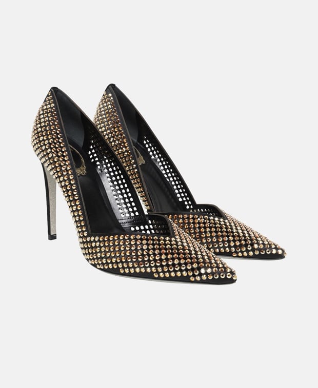 Rene Caovilla Ginger Pumps Black