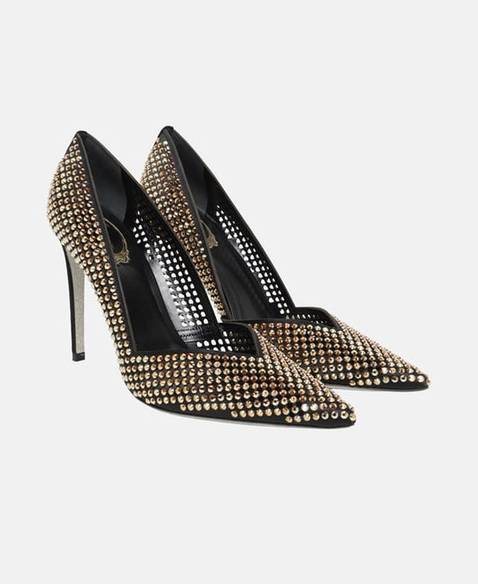 Rene Caovilla Ginger Pumps Black
