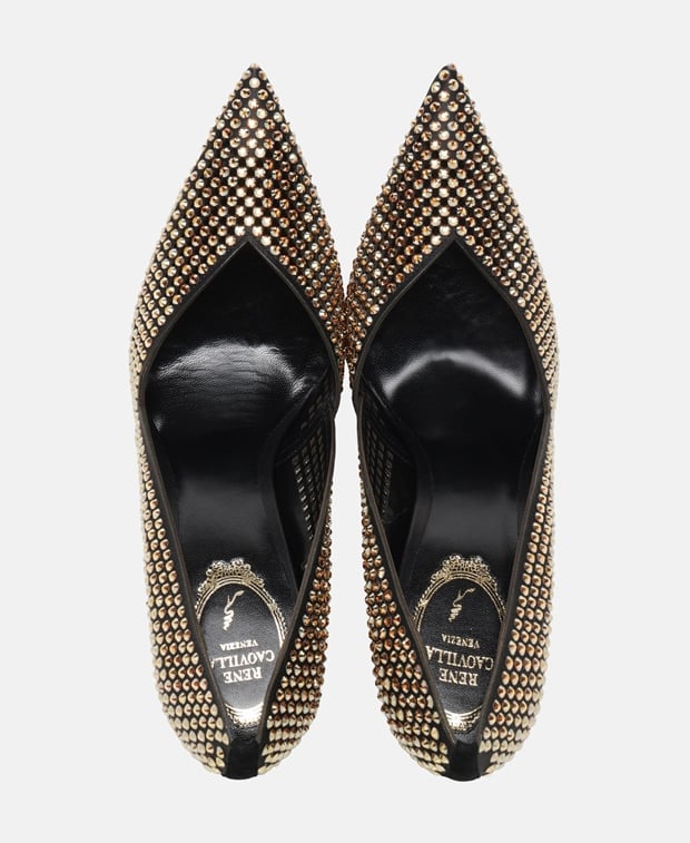 Rene Caovilla Ginger Pumps Black