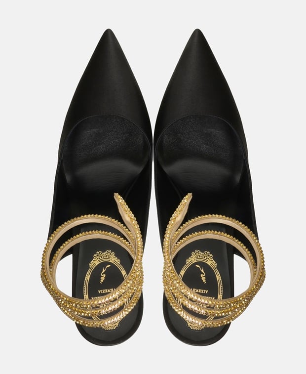 Rene Caovilla Pumps with calf lacing Cleo