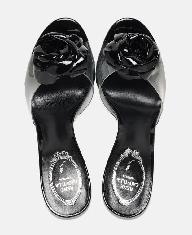 Rene Caovilla Mules Flower