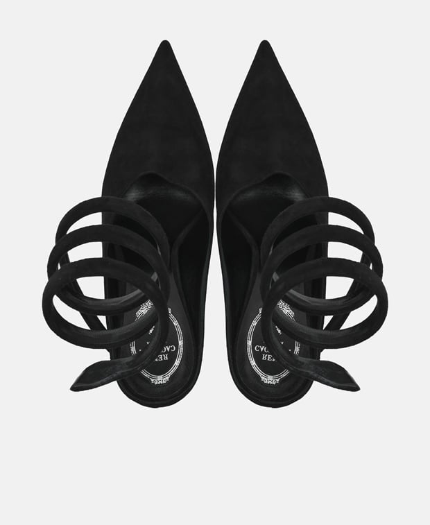 Rene Caovilla Grace Slingback pumps Black