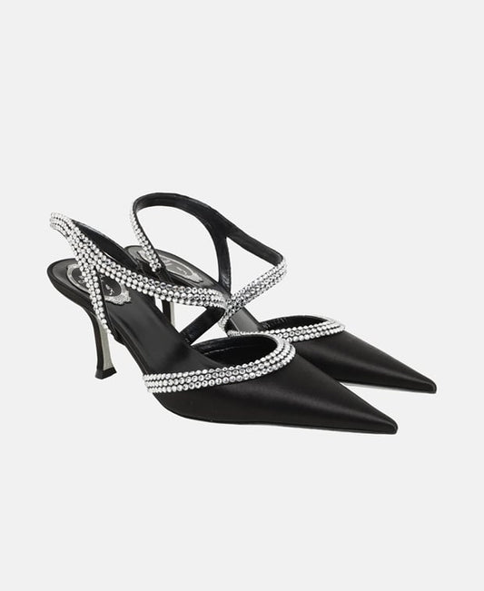 Rene Caovilla Lidia Slingback pumps Black