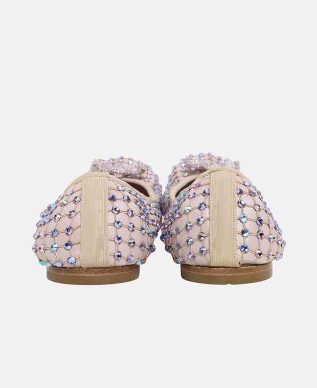 Rene Caovilla Galaxia Ballet flats Rose