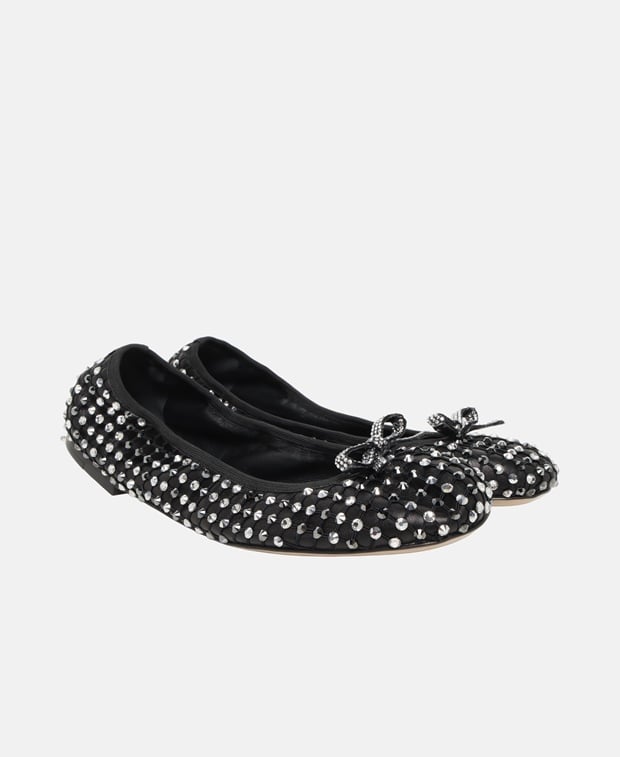Rene Caovilla Galaxia Ballet flats Black