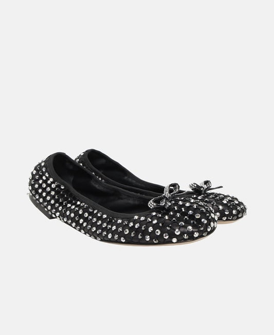 Rene Caovilla Galaxia Ballet flats Black