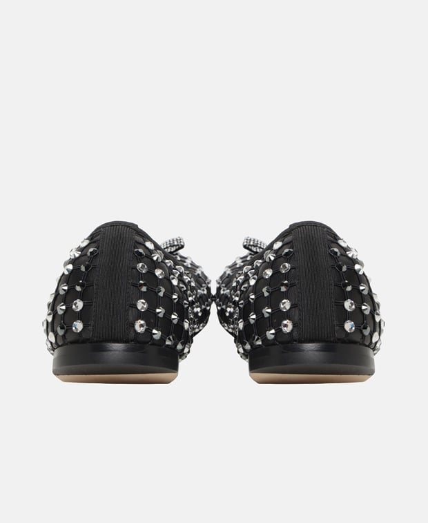 Rene Caovilla Galaxia Ballet flats Black
