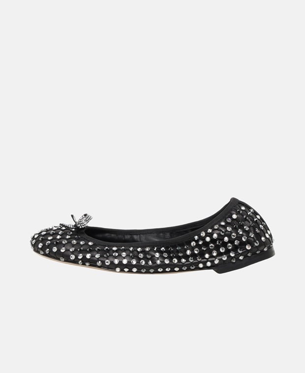 Rene Caovilla Galaxia Ballet flats Black