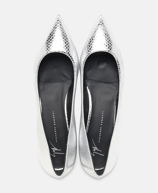 Giuseppe Zanotti Dhalia Ballet flats Silver