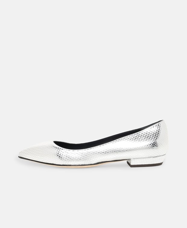 Giuseppe Zanotti Dhalia Ballet flats Silver
