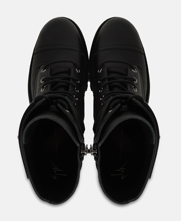 Giuseppe Zanotti Placca Lace-up ankle boot Black