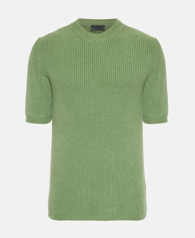 Iris von Arnim Short-sleeved wool pullover
