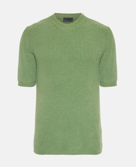Iris von Arnim Short-sleeved wool pullover