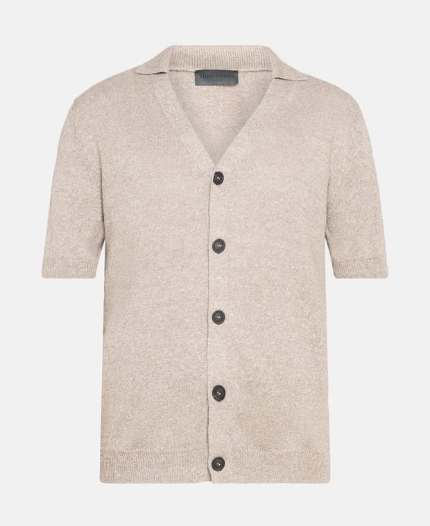 Iris von Arnim Short-sleeved cardigan Brown