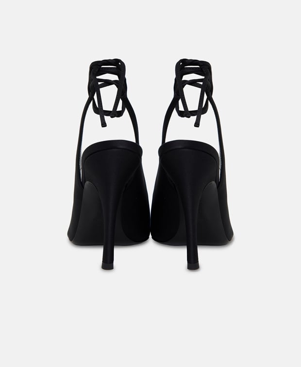 The Attico Venus Slingback pumps Black