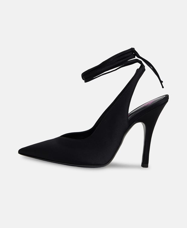 The Attico Venus Slingback pumps Black