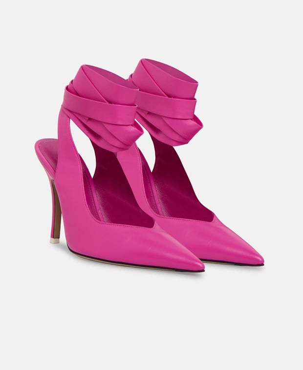The Attico Venus Slingback pumps Fuchsia