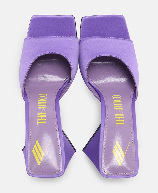 The Attico Devon Mules Mauve