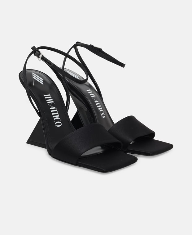 The Attico Cheope Heeled sandals Black