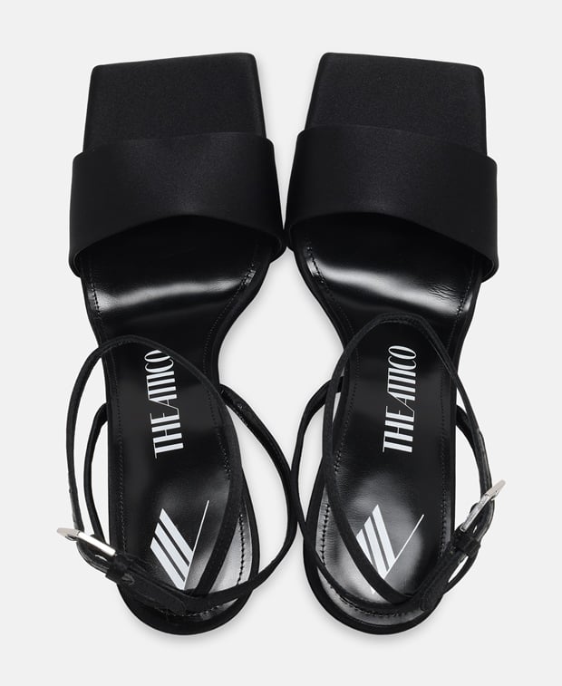 The Attico Cheope Heeled sandals Black
