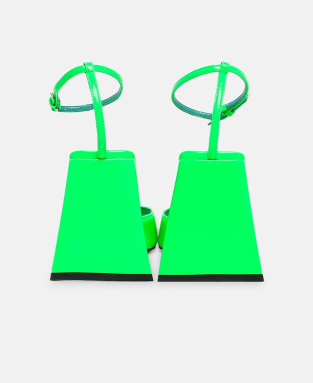 The Attico Heeled sandals Neon Green