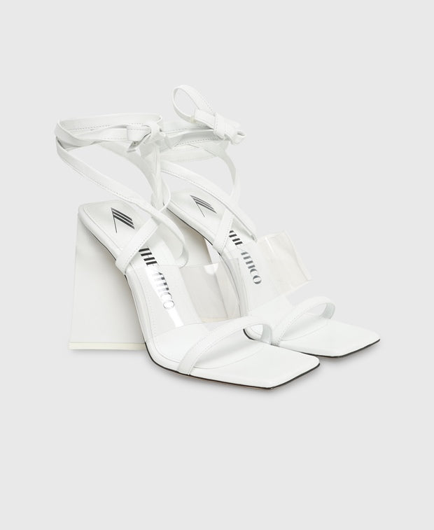 The Attico Isa Heeled sandals White