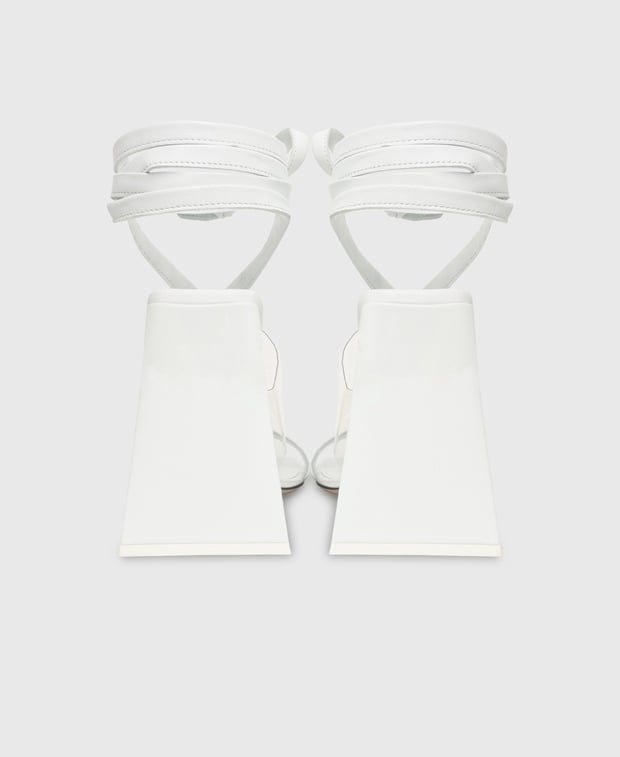 The Attico Isa Heeled sandals White