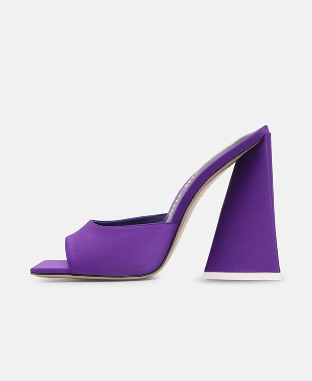 The Attico Devon Mules Purple