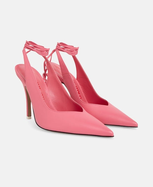 The Attico Venus Slingback pumps Salmon