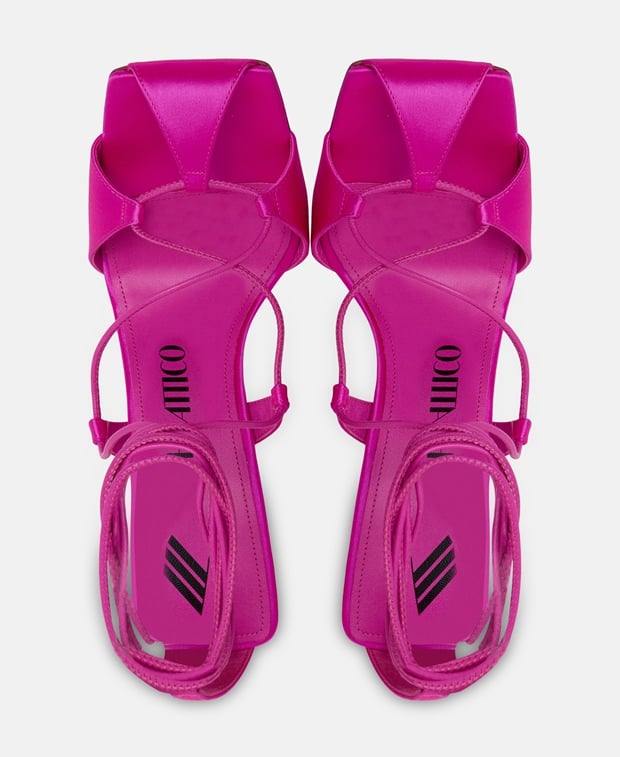 The Attico Adele Heeled sandals Fuchsia