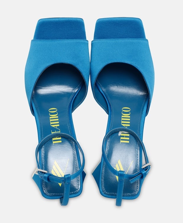 The Attico Piper Heeled sandals Slate Blue