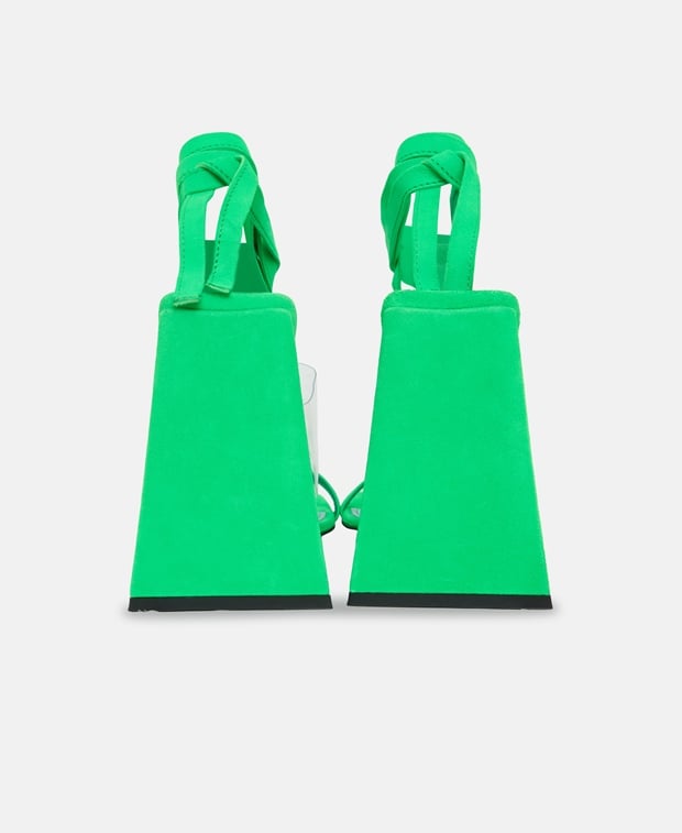 The Attico Isa Heeled sandals Neon Green