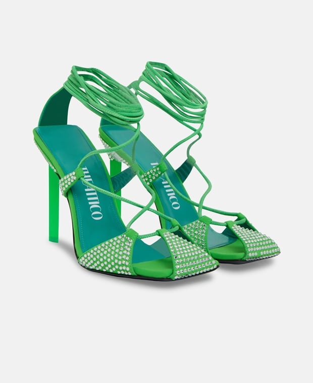 The Attico Adele Heeled sandals Neon Green