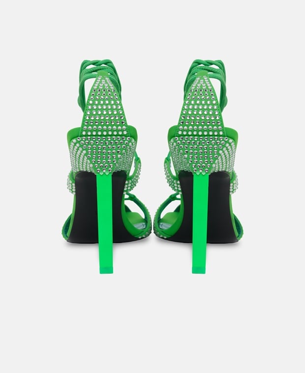 The Attico Adele Heeled sandals Neon Green