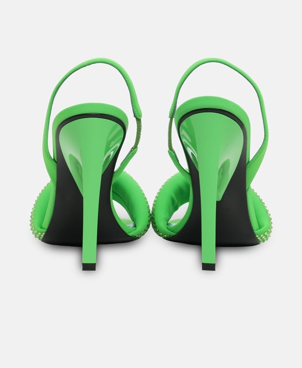 The Attico Rem Heeled sandals Neon Green