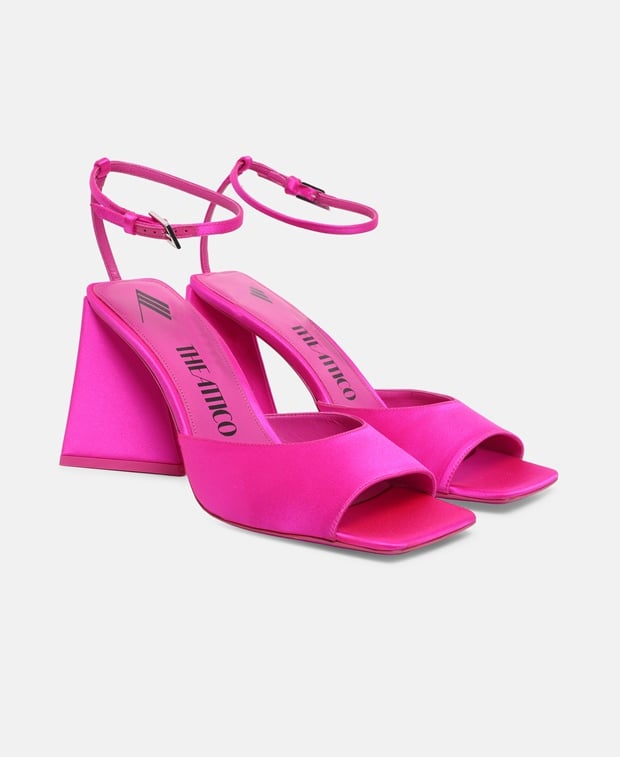 The Attico Piper Heeled sandals Fuchsia
