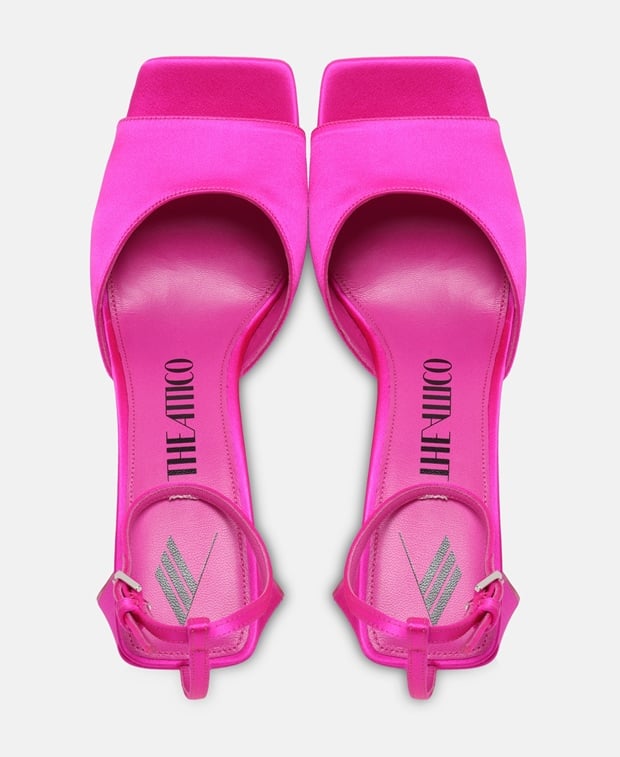 The Attico Piper Heeled sandals Fuchsia
