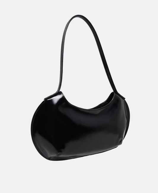 By Far Horner Leather shoulder bag Black