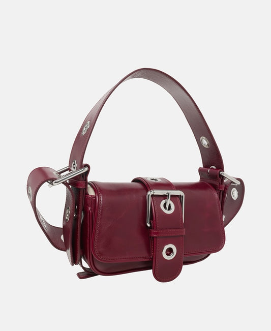 By Far Eloise Burrata Leather shoulder bag