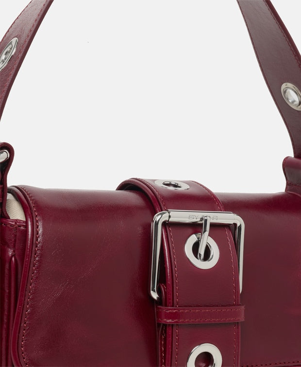 By Far Eloise Burrata Leather shoulder bag