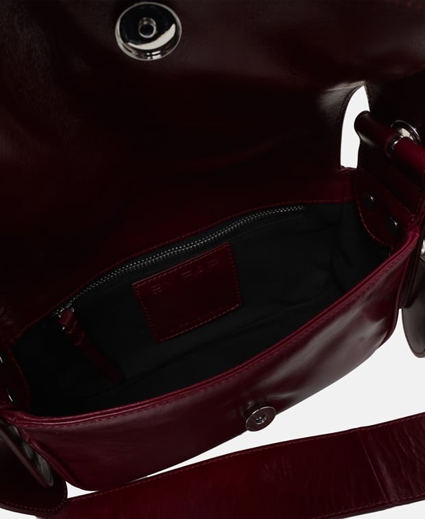 By Far Eloise Burrata Leather shoulder bag