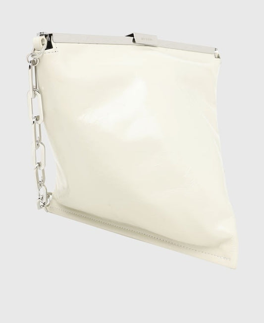 By Far Leather shoulder bag Off-white