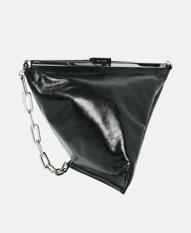 By Far Prisma Leather shoulder bag