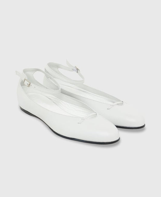 By Far Ballerina flat with straps Margot