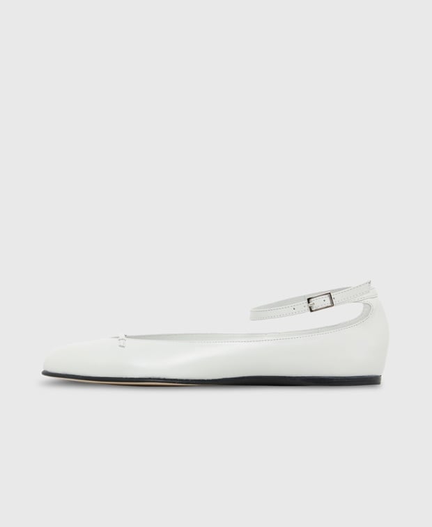 By Far Ballerina flat with straps Margot