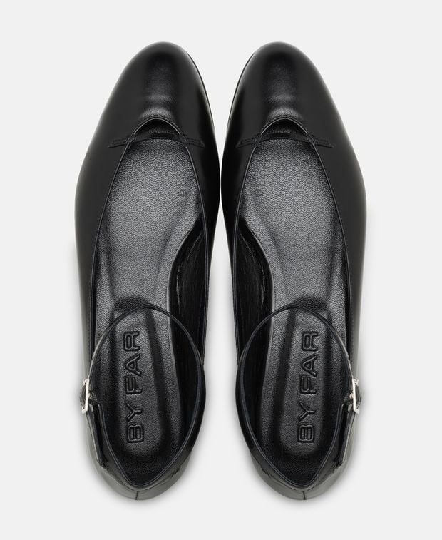 By Far Ballerina flat with straps Margot