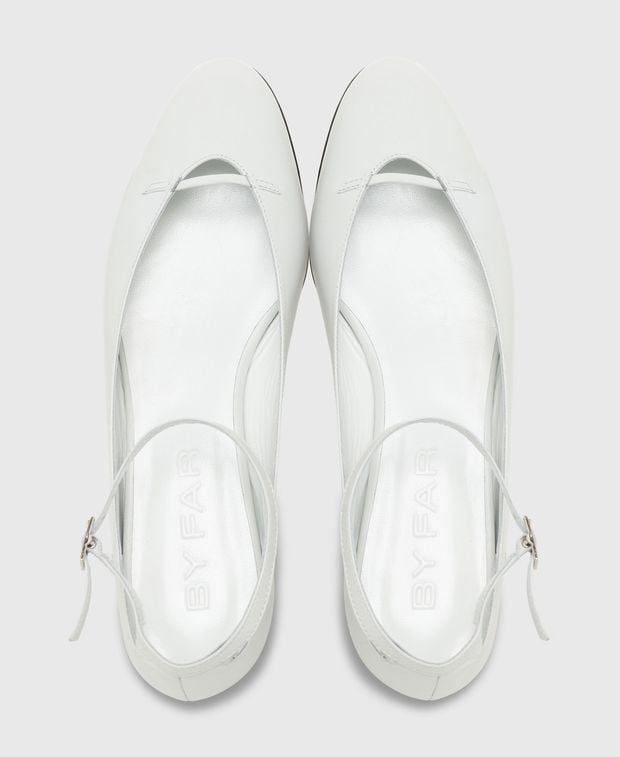 By Far Ballerina flat with straps Margot