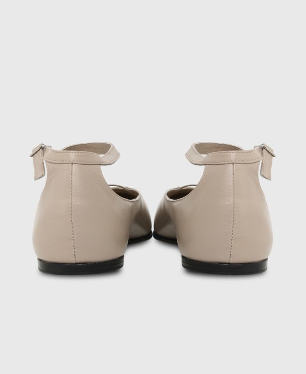 By Far Ballerina flat with straps Margot