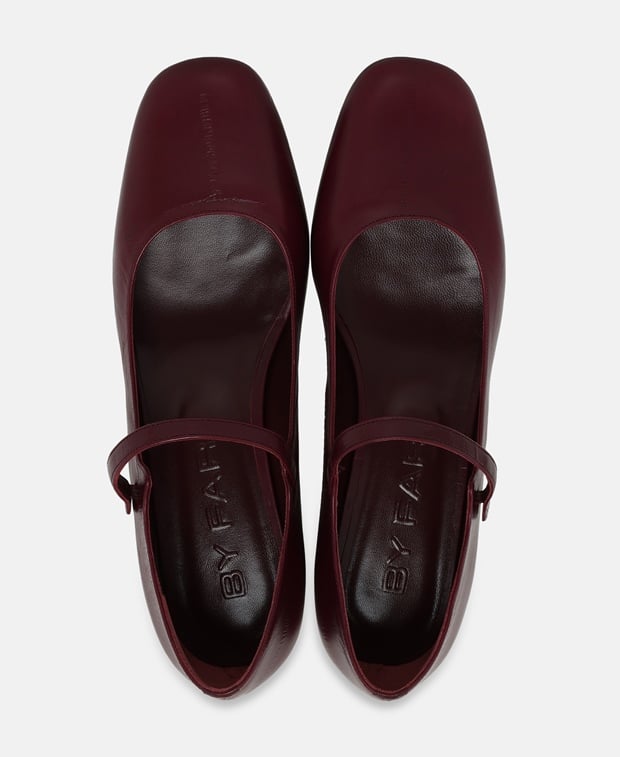 By Far Ginny star Ballet flats Cherry Red